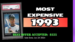 Top 10 sales of 1993 BASEBALL CARDS!