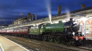 61306 Mayflower steaming out of Ipswich working 1Z65 - 4/7/19