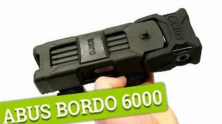 ABUS BORDO 6000 Bicycle Lock - A look, feature review, and weight