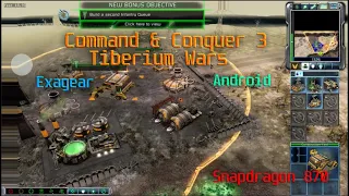 C&C 3: Tiberium Wars на Android (ExaGear, Snapdragon 870, T+Z, Wine 5.0.4 Hugo)