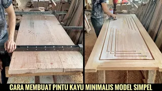 Tehnik membuat pintu kayu minimalis model terbaru (mimi perabot)