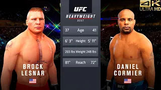 UFC 4 (PS5) Brock Lesnar vs. Daniel Cormier [4K ULTRA HD | GODLIKE QUALITY]