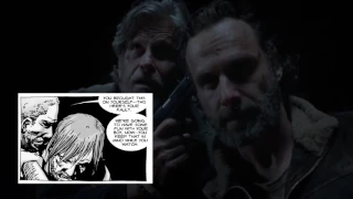 The Walking Dead Claimers Scene (Comic Comparison)