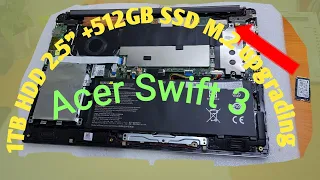 Acer Swift 3 SSD Upgrade