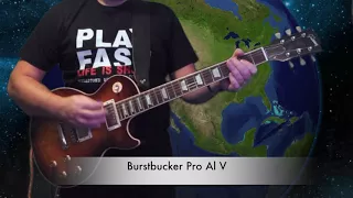 EVH Frankenstein vs Burstbucker Pro in Gibson Les Paul