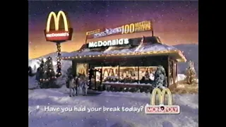 McDonalds Monopoly Game Christmas Commercial Short from 1995