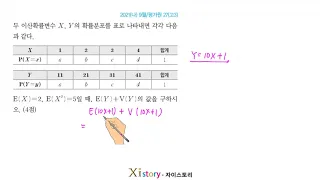 5-Y-4/자이스토리/확률과통계/2021(나) 9월/평가원 27(고3)