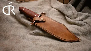 Classic Bowie knife sheath