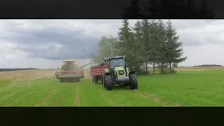 Claas"y dają w palnik czyli żniwa + wakacje 2k18;)