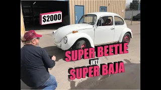 VW Super Beetle Baja Build