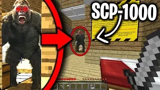 SCP-1000 CONTAINMENT BREACH in Minecraft... (Scary Minecraft Video)