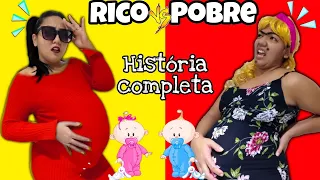 RICO VS POBRE NA GRAVIDEZ / HISTÓRIA COMPLETA / Jéssica Viana