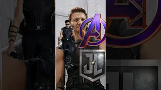 Hawkeye vs Avengers & Justice League #marvelvsdc