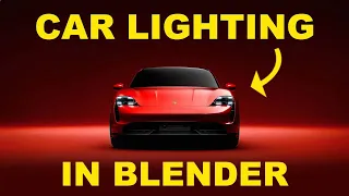 How to MASTER Car Studio Lighting in Blender