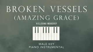 BROKEN VESSELS (AMAZING GRACE)⎜Hillsong Worship [Male Key] Piano Instrumental Cover: GershonRebong