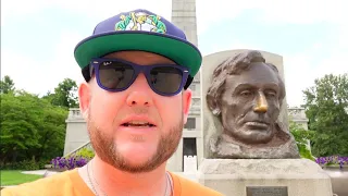 President ABRAHAM LINCOLN'S TOMB w/ Family - SPRINGFIELD, IL