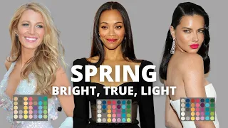 How to Find your Color Season: Bright, True & Light SPRING Color Analysis