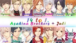 「BROTHERS CONFLICT」14 to 1 - Asahina Brothers + JULI (ENG SUB)