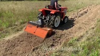 Rotavator fraise arrière micro tracteur www.lideragri.fr