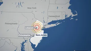 4.8 magnitude earthquake in New Jersey felt in Connecticut