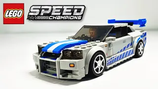 LEGO Speed Champions 76917 2 Fast 2 Furious Nissan Skyline GT-R (R34) Обзор (Review)