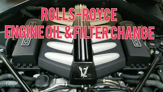 Rolls-Royce Engine Oil And filter change