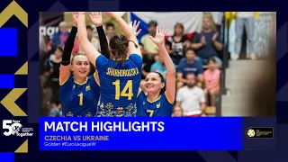 Highlights | Czechia vs. Ukraine - CEV Volleyball European Golden League 2023