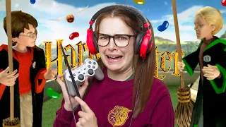 MY FIRST FLYING LESSON 🧹 Let's Play: Harry Potter 🎮 PART 3