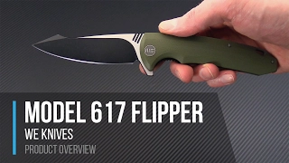 WE Knives Model 617 D2 Flipper Overview