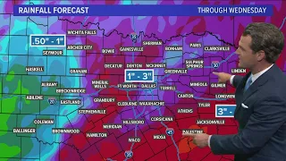 DFW weather: Several rounds of rain expected throughout North Texas