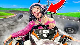 NINNA HA FATTO UN INCIDENTE SUI GO KART E SI È FATTA MALE!🏎️