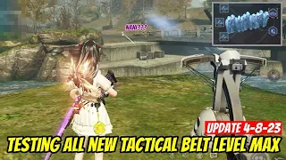 LIFEAFTER All Tactical Belt Level Max Explanation & Test | Update 4-8-23