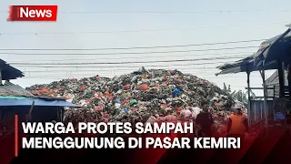 Pedagang Protes Tumpukan Sampah di Pasar Kemiri Kian Menggunung