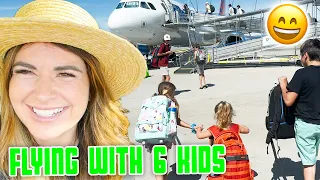 FLYING ALONE WITH SIX KIDS TO SURPRISE PARENTS IN ARIZONA