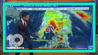 Tracking the Tropics: Invest 98-L now has 90% chance for tropical development