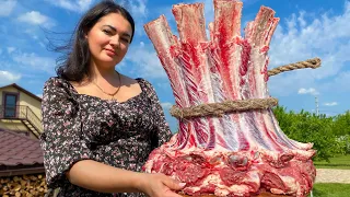 Beef Ribs Fried in a Tandoor! The Best Barbecue For The Holiday