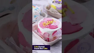 Cute Korean Snack Box Cake