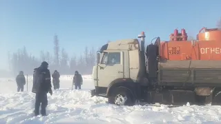 Зимник на Сентычан Якутия