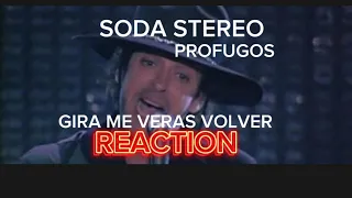 Soda Stereo - Prófugos (Gira Me Verás Volver) REACTION #sodastereo #rockband #rock