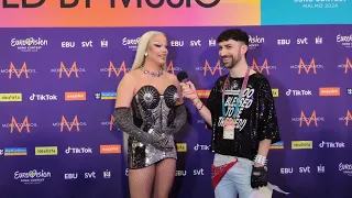 NICKY DOLL 🇫🇷 (Ru Paul's Drag Race/Drag Race France) - interview à l'Eurovision 2024 en Suède