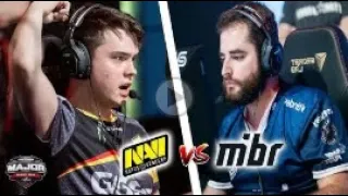 ЭЛЕКТРОНИК УНИЧТОЖАЕТ БРАЗИЛЬЦЕВ/ МАТЧ ЗА ВЫЛЕТ... NaVi vs  MiBR   StarLadder Major 2019