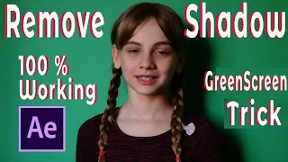 Remove Shadow From Green Screen | Fix Bad Quality Green Screen In After Effects