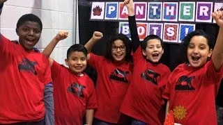 Elementary school robotics team beats the odds