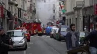 France - 4 killed and several injured after explosion at Paris bakery / A fire in a Paris apartment