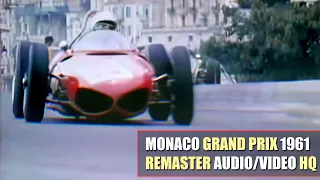 [HQ] F1 1961 Monaco Grand Prix (Circuit de Monaco) Highlights [REMASTER AUDIO/VIDEO]