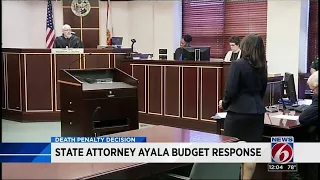 State attorney Ayala budget response
