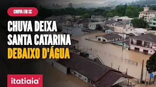 SANTA CATARINA FICA DEBAIXO D'ÁGUA APÓS FORTES CHUVAS