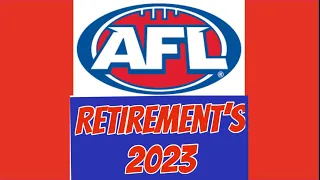 All Of The AFL Players Retiring In 2023 #sad  #retirement | JamiB33