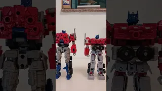 Transformers Rise of the beast-(Optimus Prime) studio series SS102 vs vo7 #hasbro #transformers