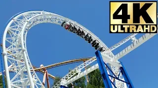 Revolution Front Seat on Ride 4K POV Six Flags Magic Mountain